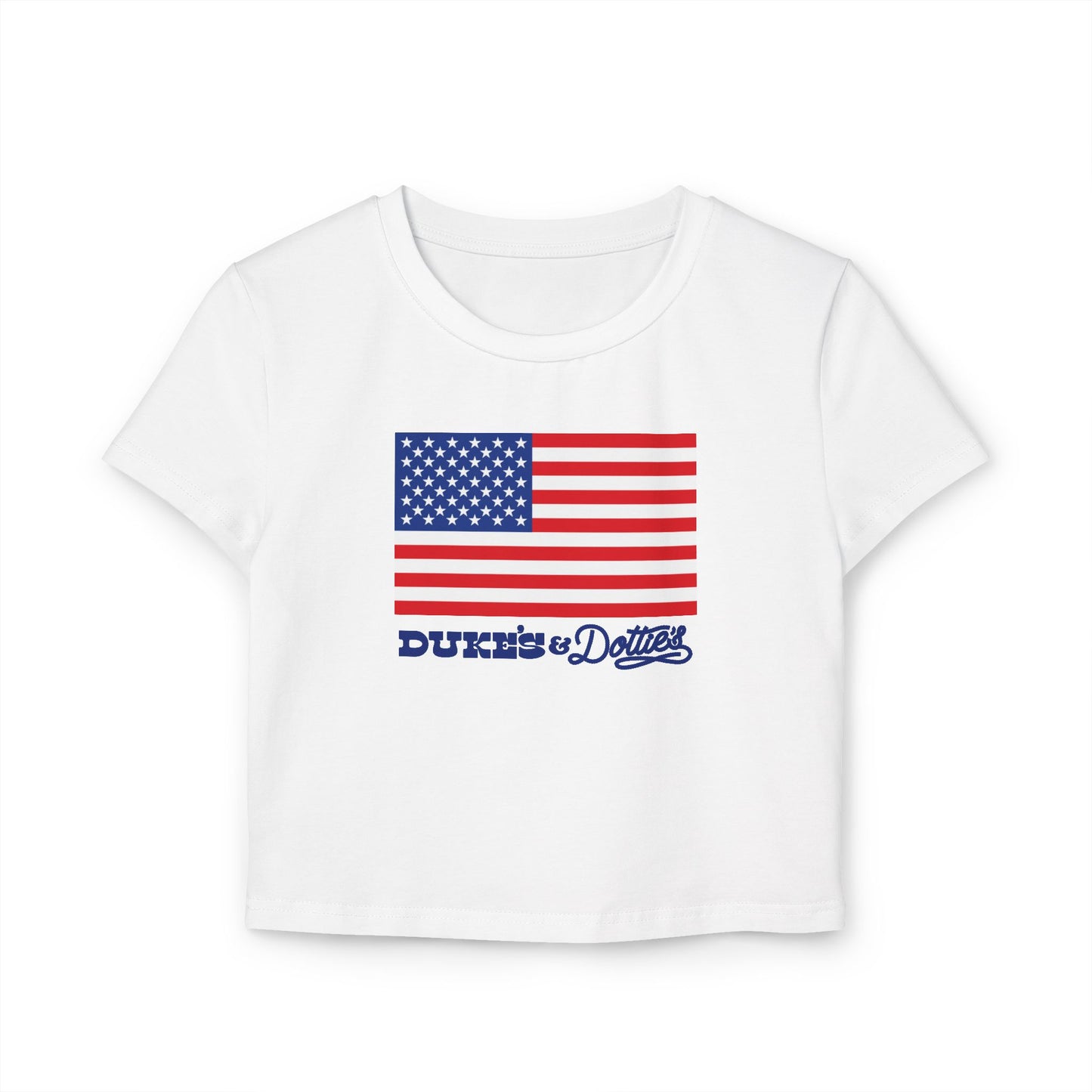 American Flag Baby Tee