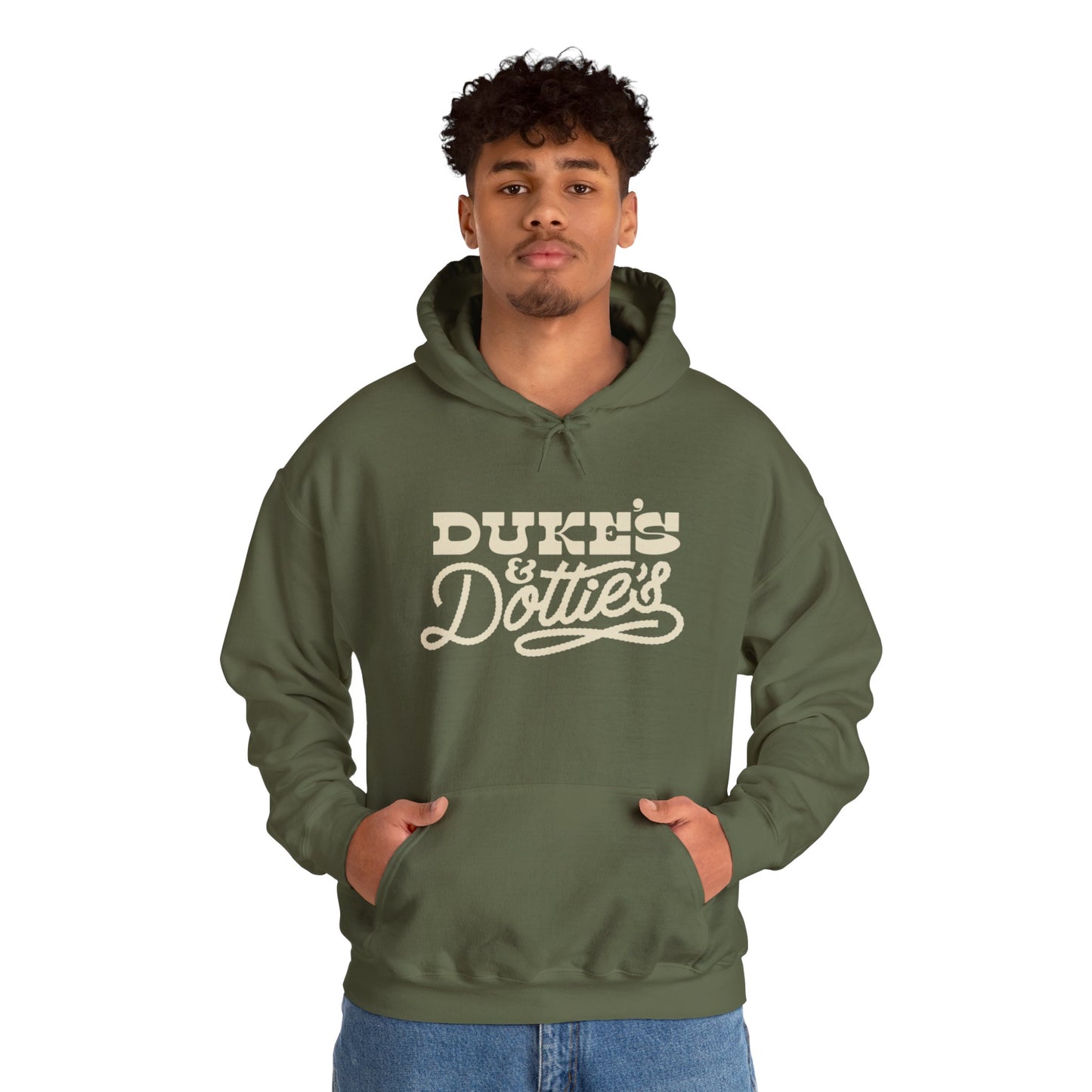 Stacked Logo Graphic Hoodie