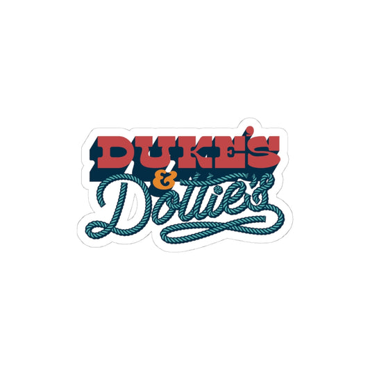 Stacked Logo Sticker